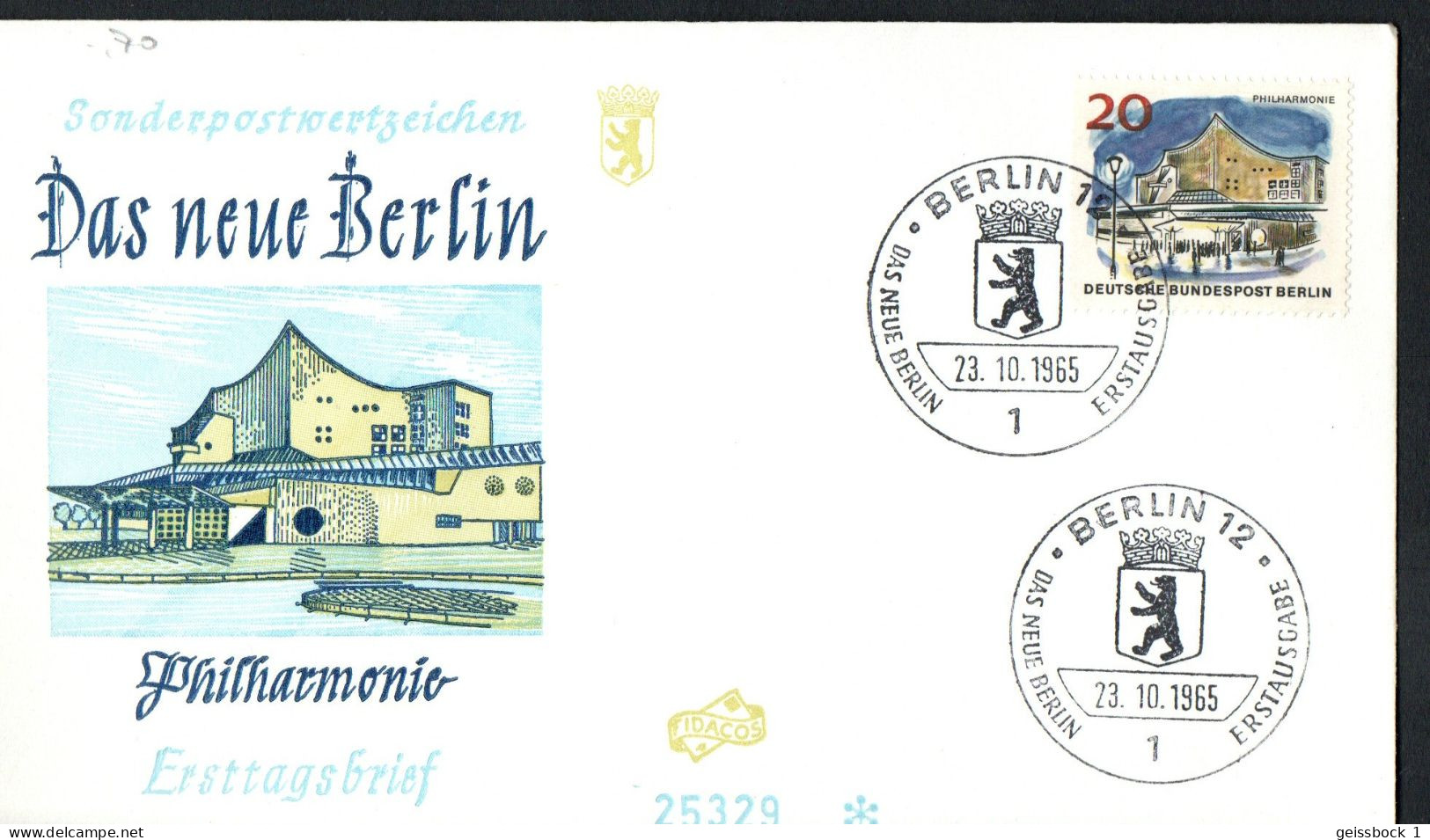Berlin 1965: Mi.-Nr. 256  FDC Das Neue Berlin      (K001) - 1948-1970