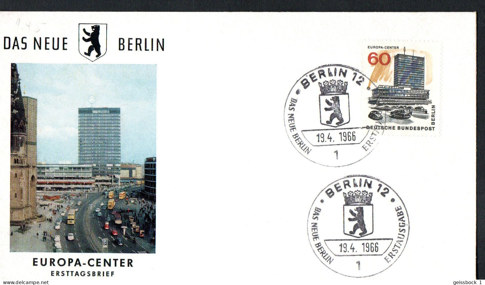 Berlin 1965: Mi.-Nr. 260  FDC Das Neue Berlin      (K001) - 1948-1970