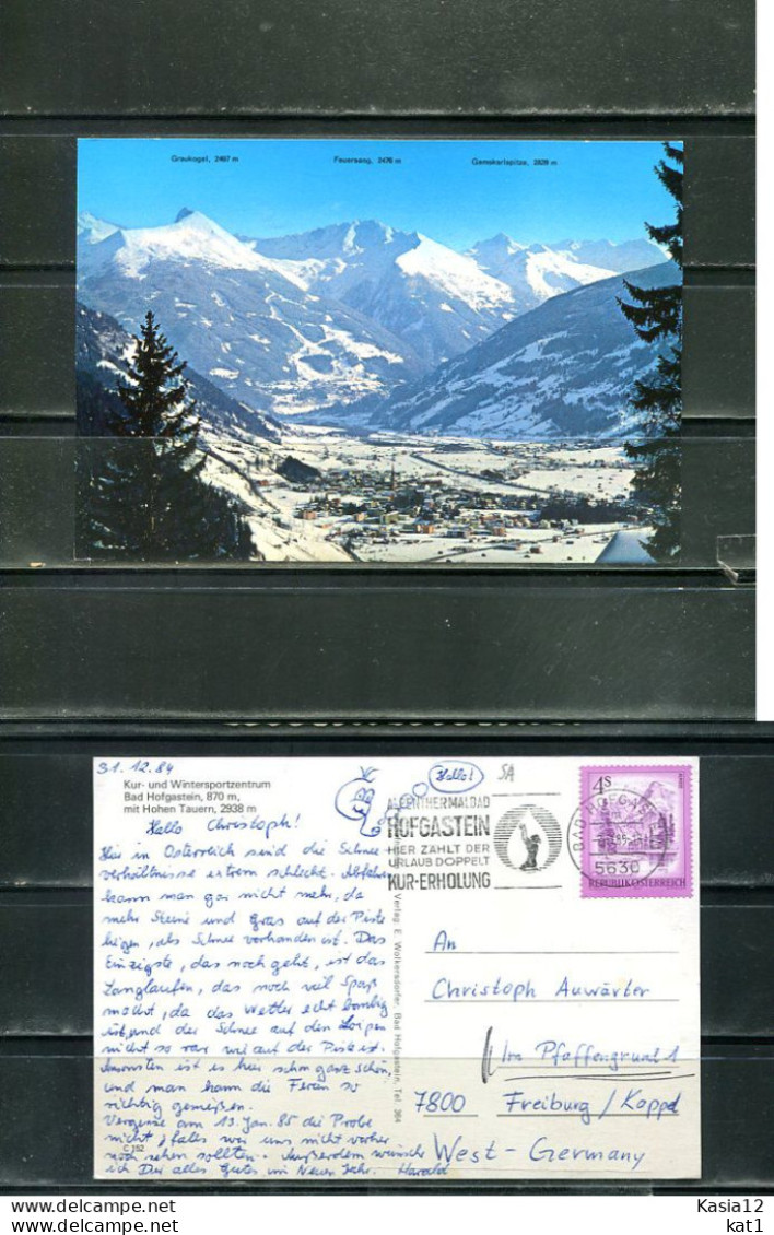 K18634)Ansichtskarte: Bad Hofgastein, Totale, Gelaufen 1984 - Bad Hofgastein