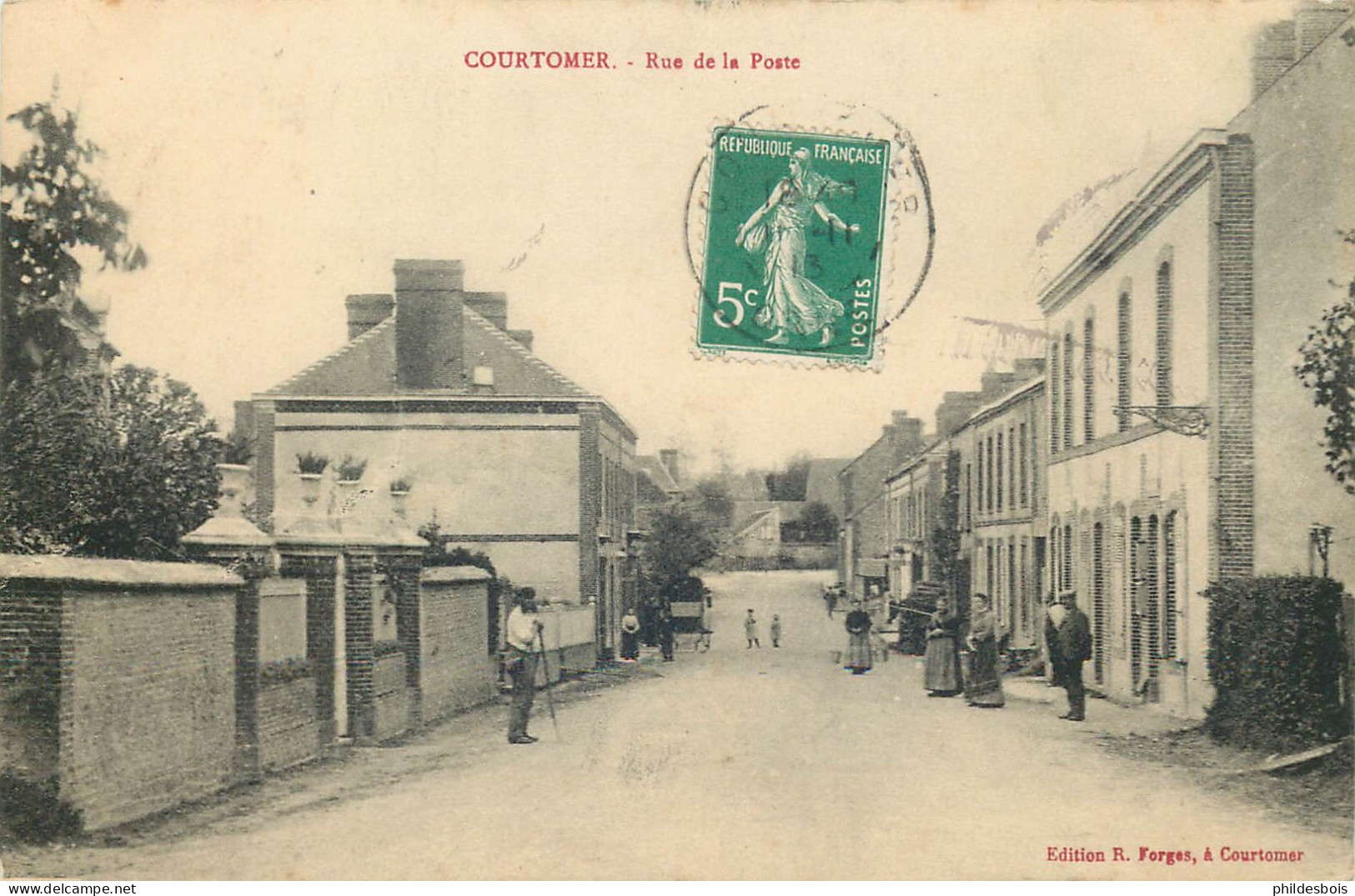 ORNE  COURTOMER  Rue De La Poste - Courtomer