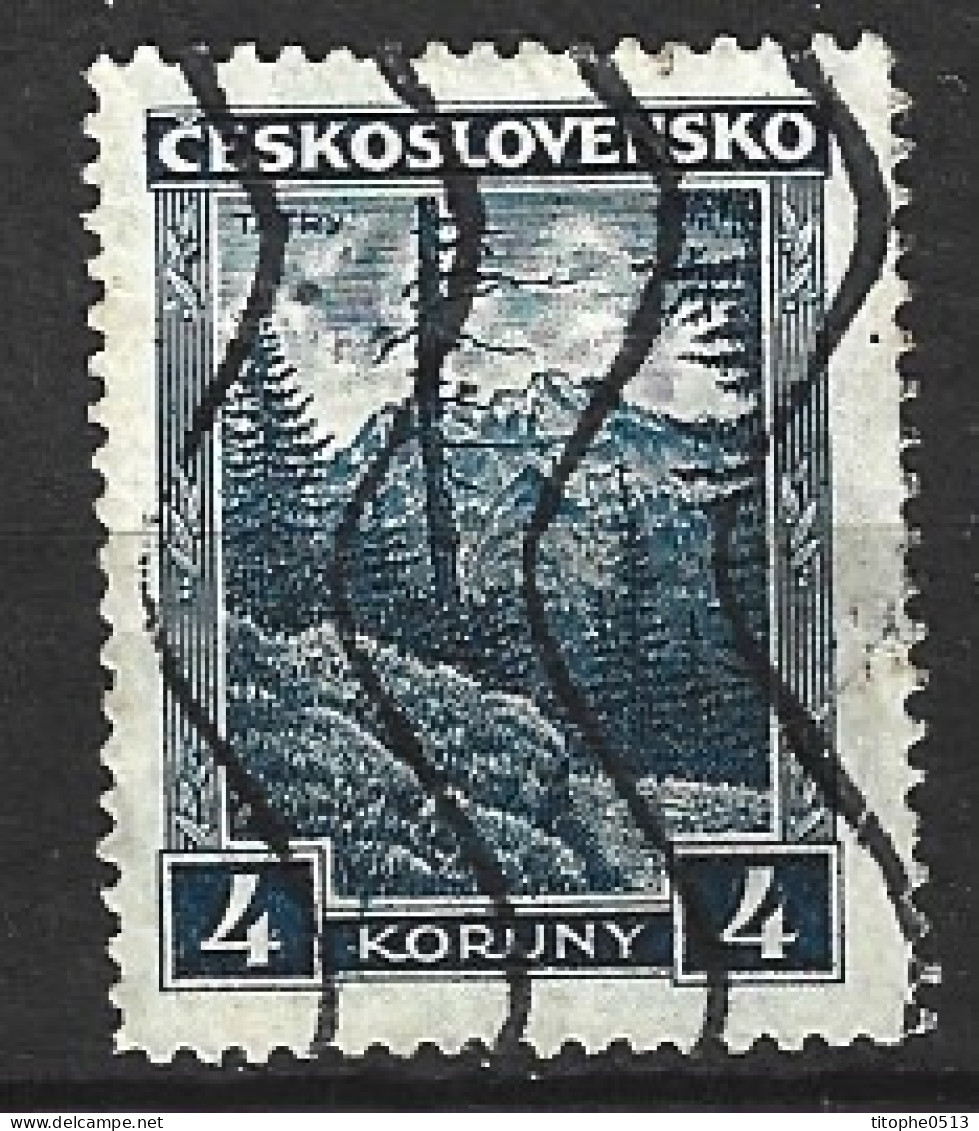 TCHECOSLOVAQUIE. N°264 Oblitéré De 1929. Monts Tatras. - Bergen