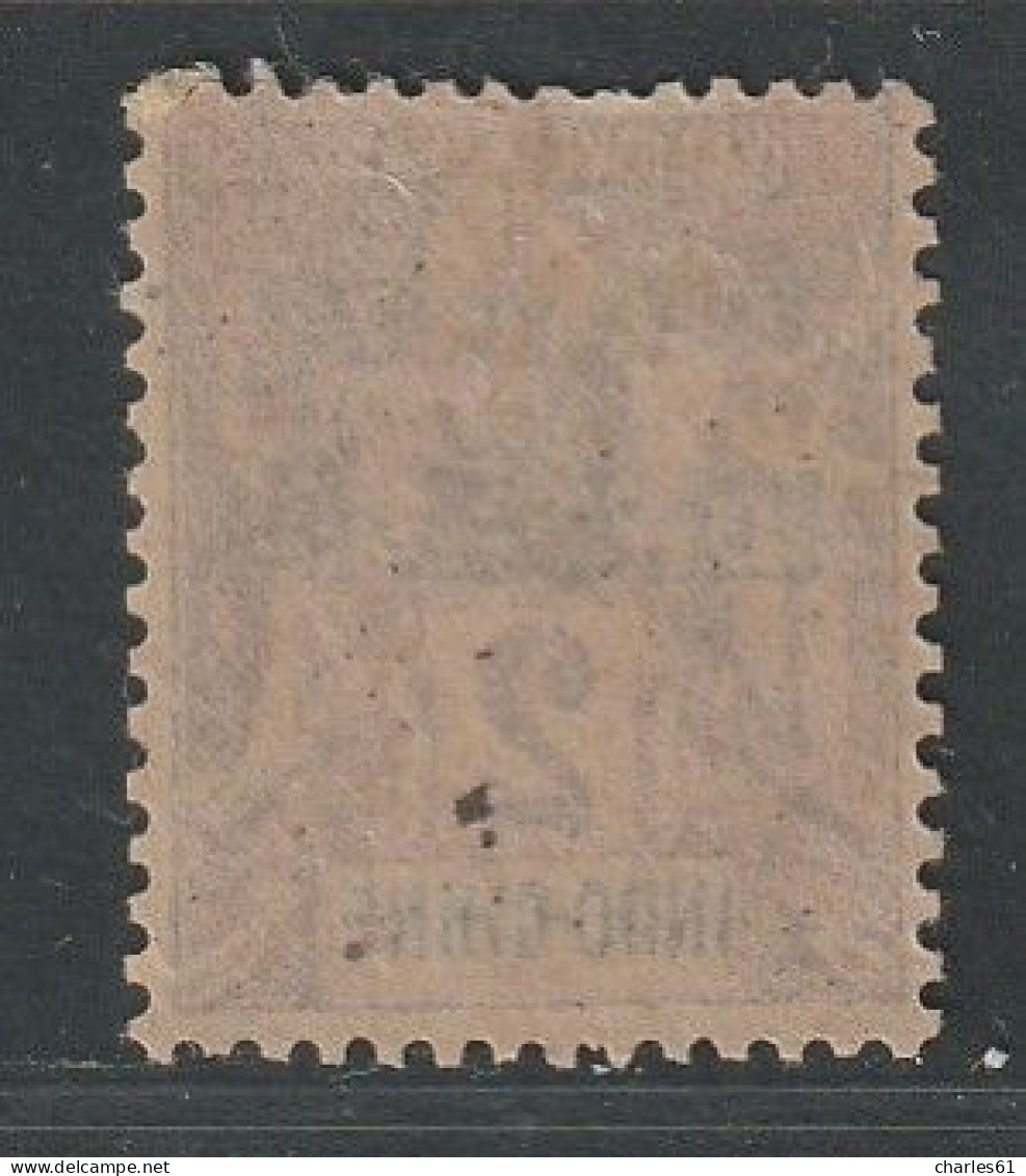 YUNNANFOU - N°2 * (1903-04) 2c Lilas Brun S.paille - Unused Stamps