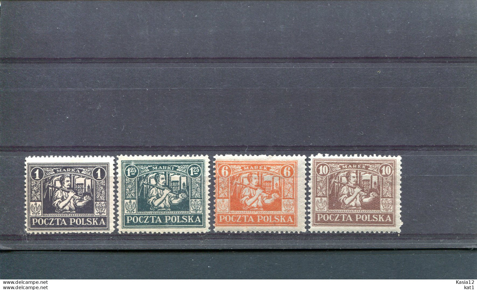 H4003)Polen Abstimmungsgebiete 7 - 8** + 13 - 14** - Unused Stamps