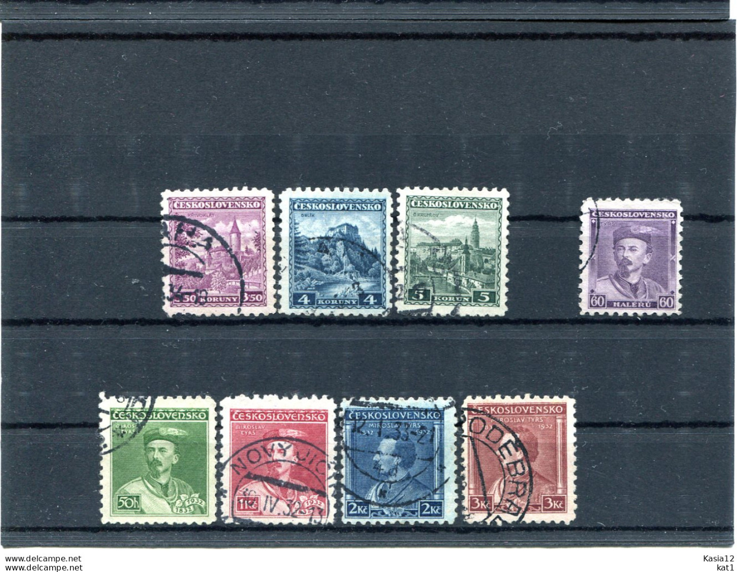 H4020)CSSR 311 - 318 Gest. - Used Stamps