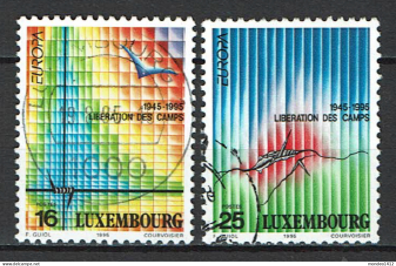 Luxembourg 1995 - YT 1318/1319 - EUROPA Stamps - Peace And Freedom, Paix Et Liberté - Used Stamps