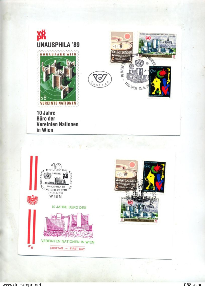 Lettre Cachet Wien 10 Ans De Bureau - Covers & Documents