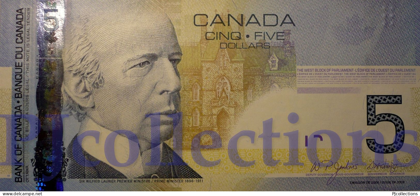 CANADA 5 DOLLARS 2006 PICK 101Aa UNC - Canada