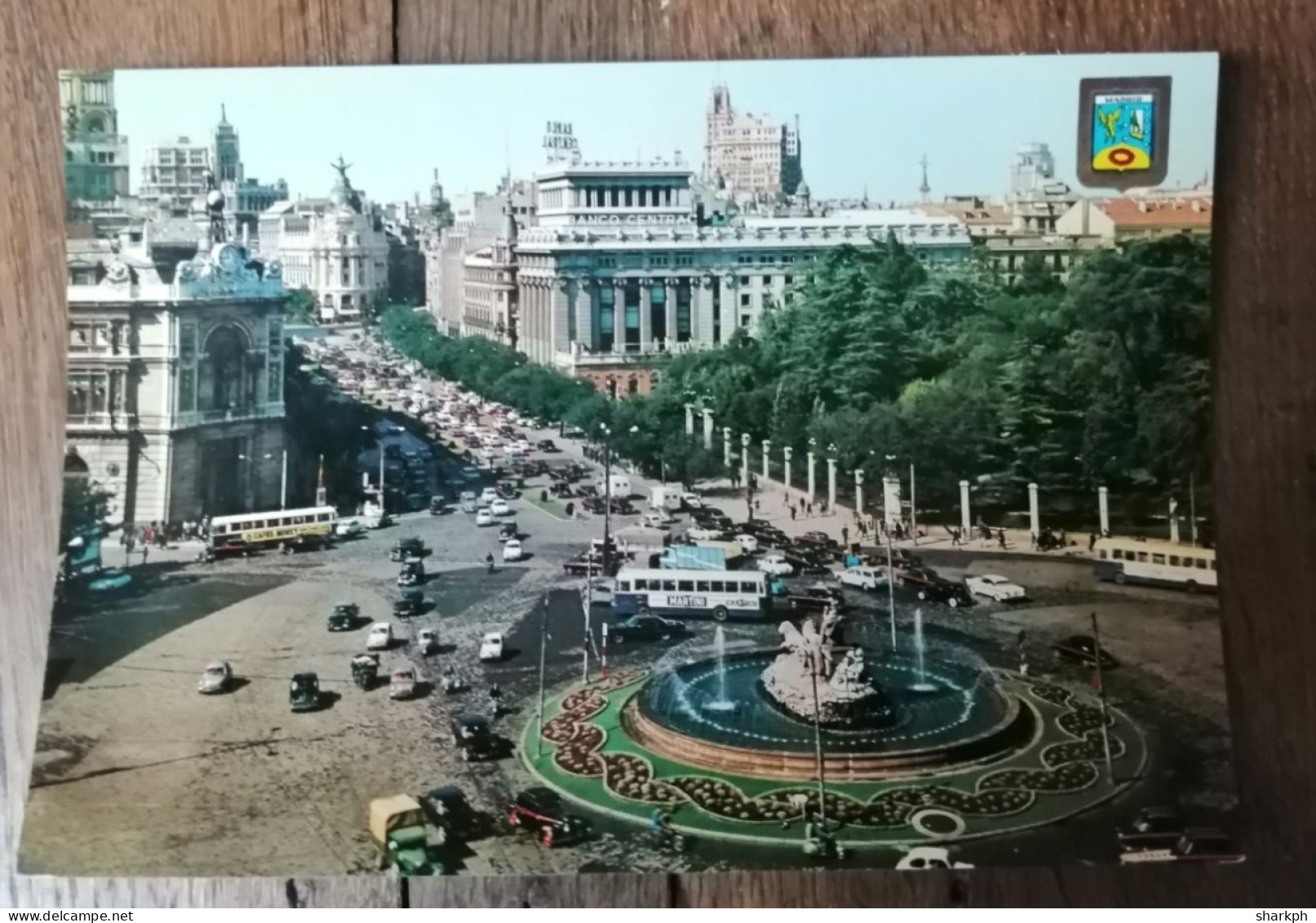 CARTE POSTALE  MADRID "La Cibeles Et Rue D'Alcala" - Madrid