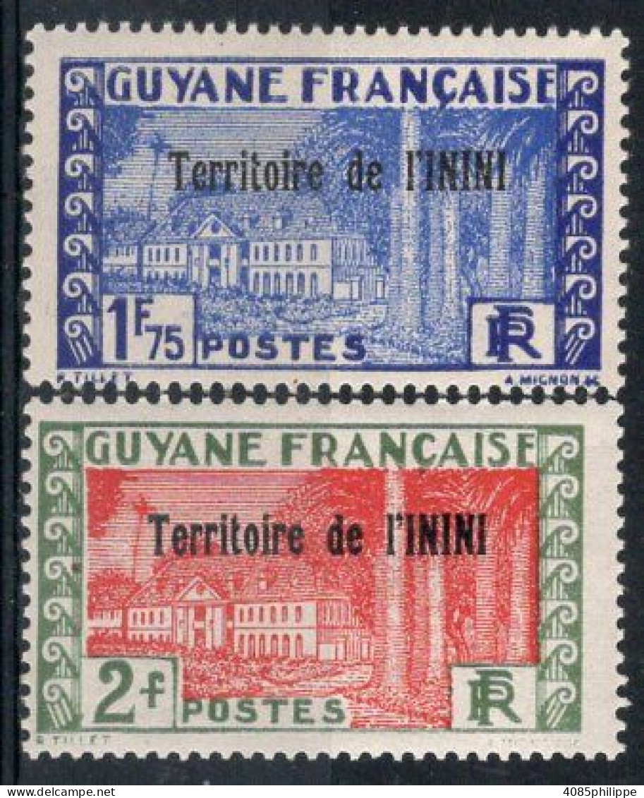 ININI Timbres-Poste N°23* & 24* Neufs Charnières TB Cote : 3€50 - Unused Stamps