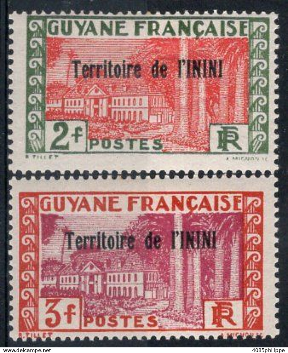 ININI Timbres-Poste N°24* & 25* Neufs Charnières TB Cote : 3€00 - Unused Stamps