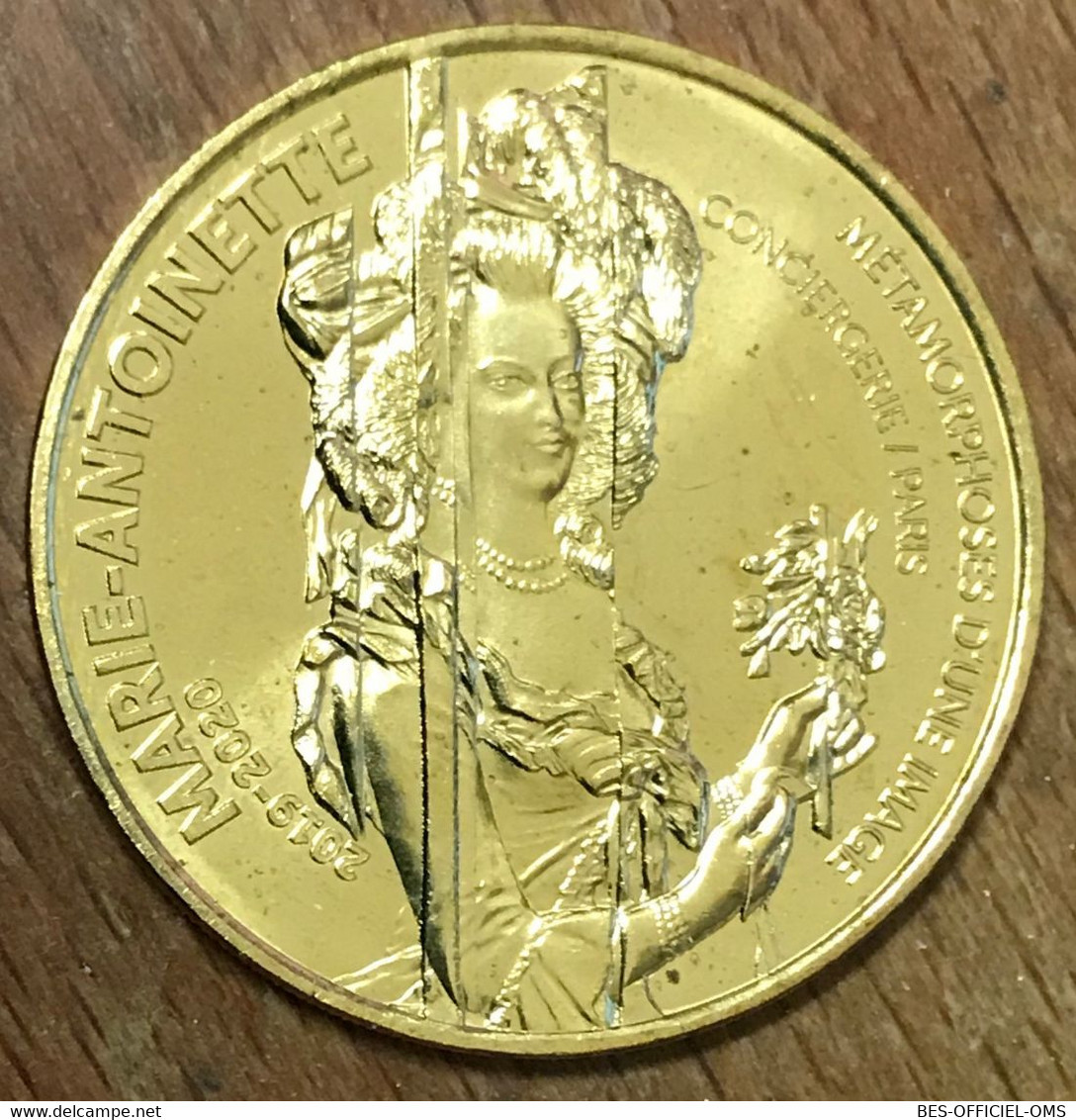 75001 PARIS CONCIERGERIE MARIE ANTOINETTE MDP 2019 MÉDAILLE MONNAIE DE PARIS JETON TOURISTIQUE TOKEN MEDALS COINS - 2019