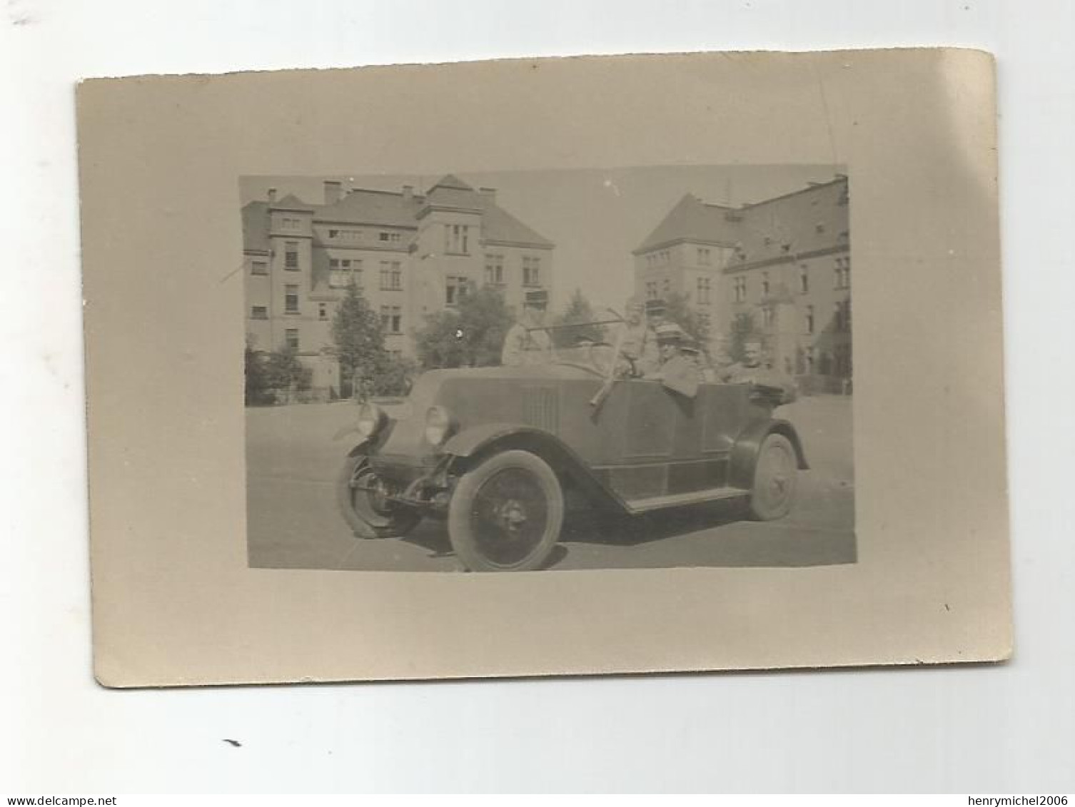 Photographie Auto Voiture Militaire Photo 9x6 Cm Env - Automobiles