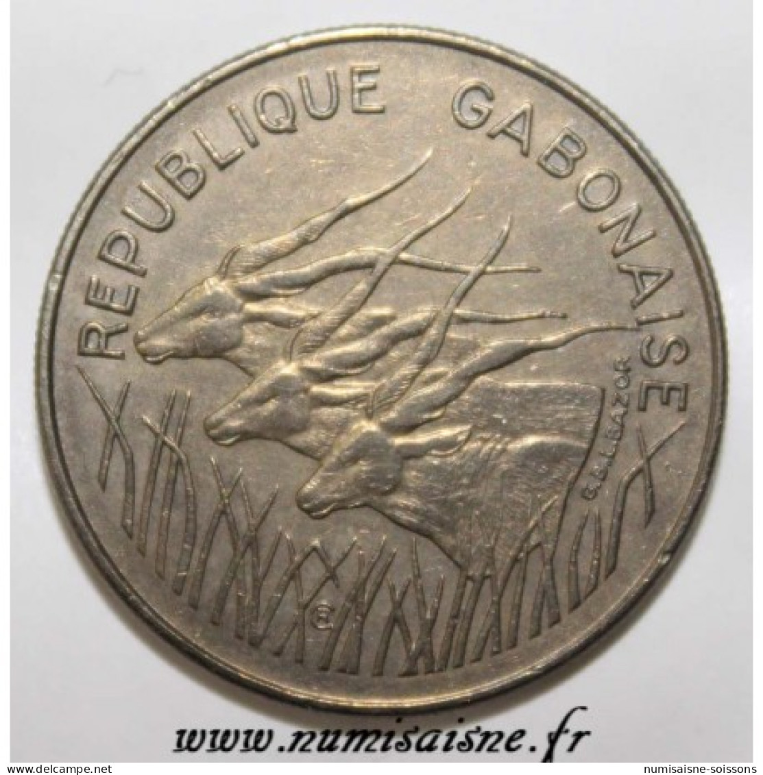 GABON - KM 12 - 100 FRANCS 1971 - TTB - Gabon