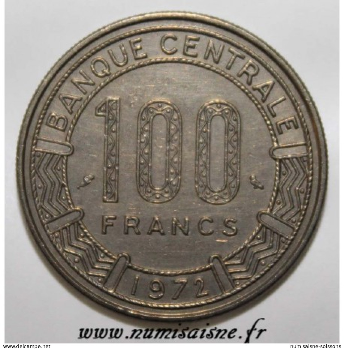 GABON - KM 12 - 100 FRANCS 1971 - TTB - Gabon