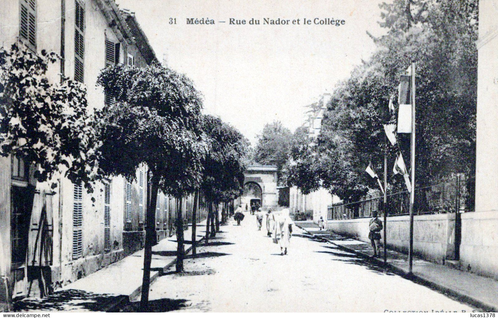 MEDEA / RUE DU NADOR ET LE COLLEGE - Médéa