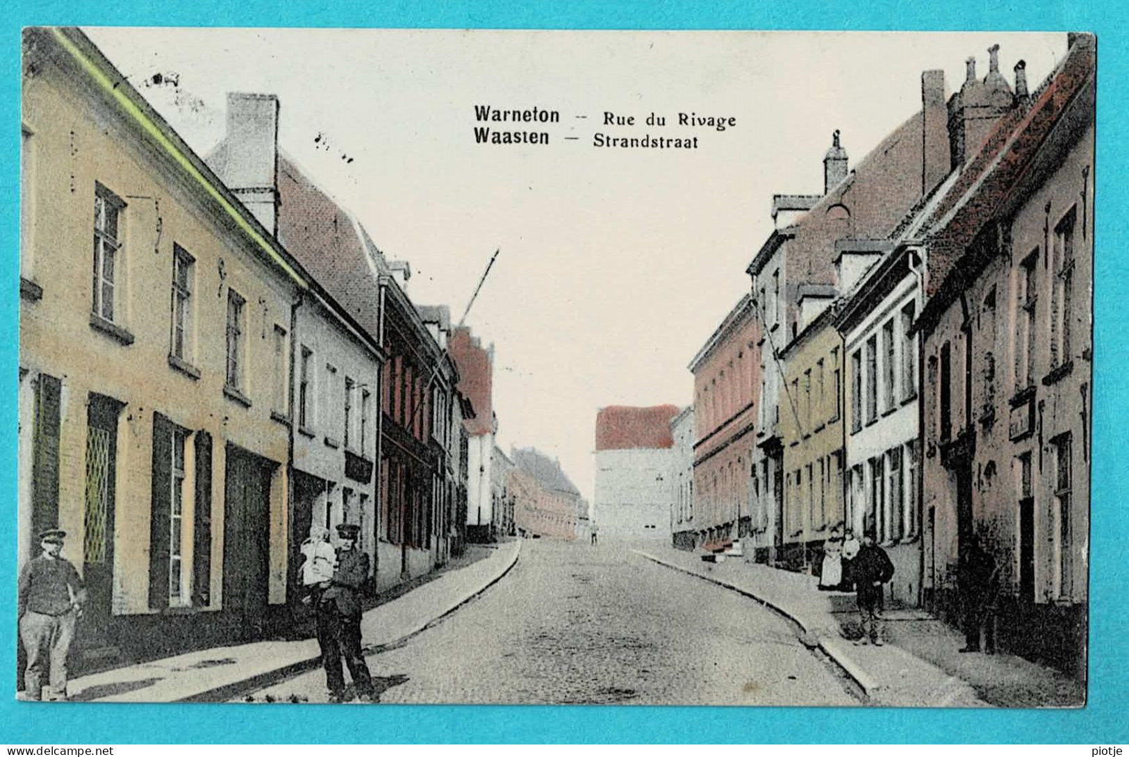 * Warneton - Waasten (Komen - Comines - Hainaut - La Wallonie) * (Edit S.D.) Rue Du Rivage, Strandstraat, TOP, Rare - Comines-Warneton - Komen-Waasten