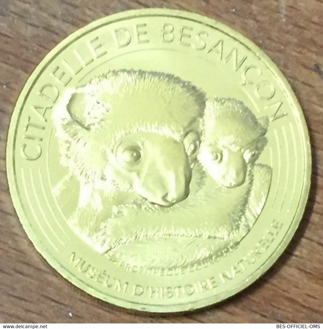 25 DOUBS BESANÇON MUSÉUM D'HISTOIRE NATURELLE PROPITÈQUE COURONNÉ MDP 2019 MÉDAILLE MONNAIE DE PARIS JETON MEDALS COINS - 2019