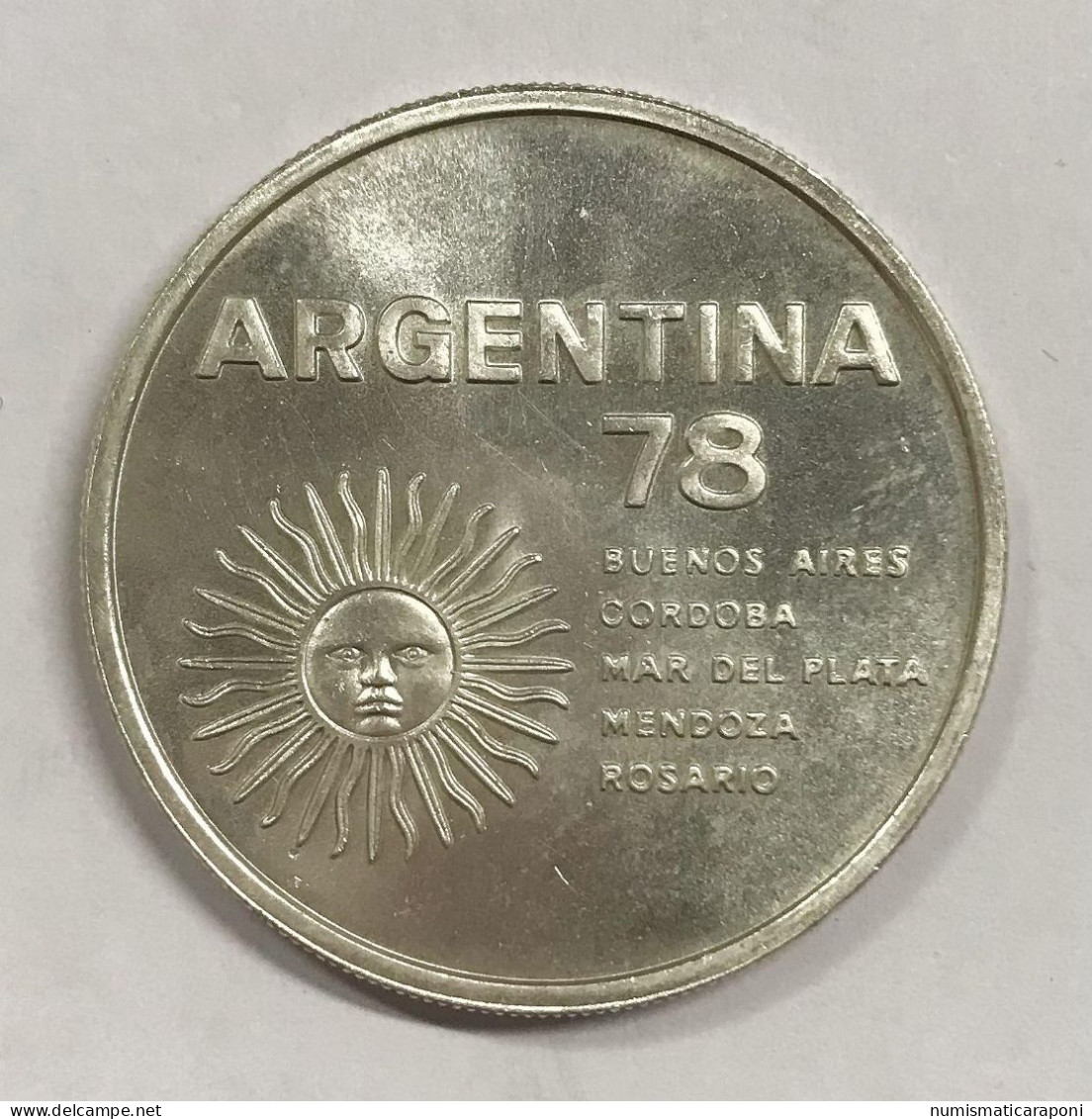 Argentina 1000 PESOS ARGENT 1978 COUPE DU MONDE DE FOOTBALL ARGENTINE E.065 - Argentine