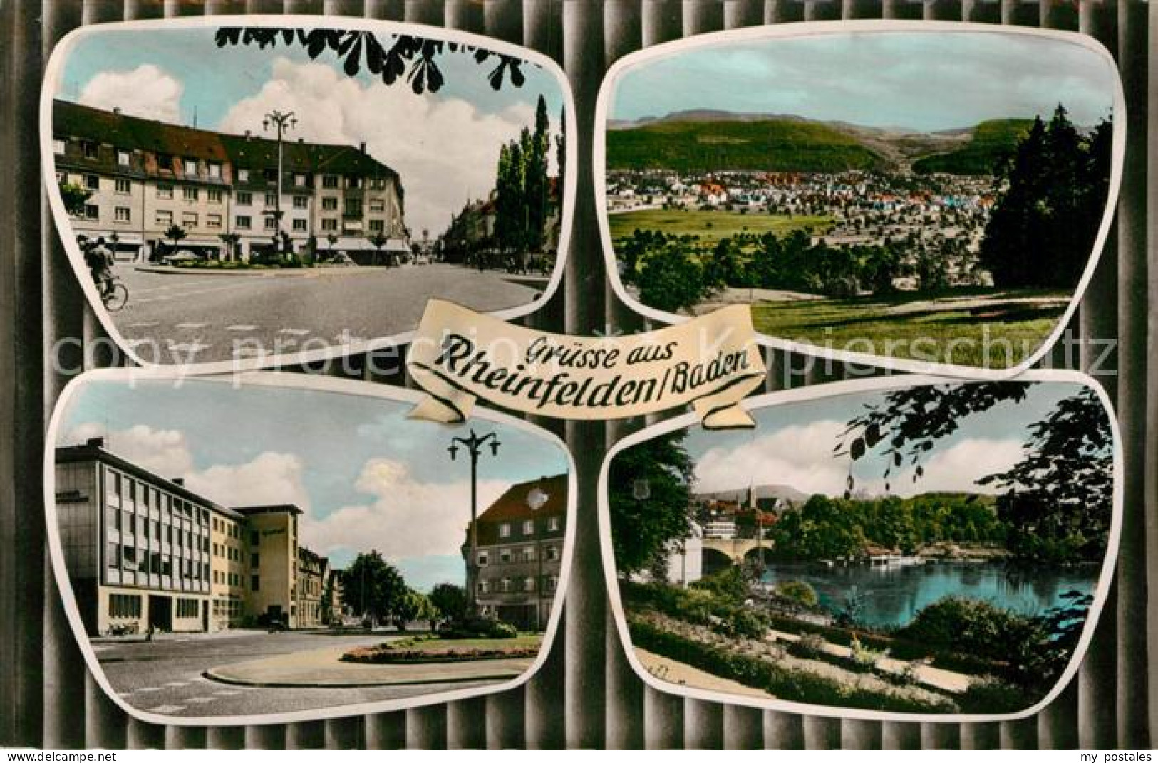 42943638 Rheinfelden Baden Panorama Stadtansichten Bruecke Rheinfelden (Baden) - Rheinfelden