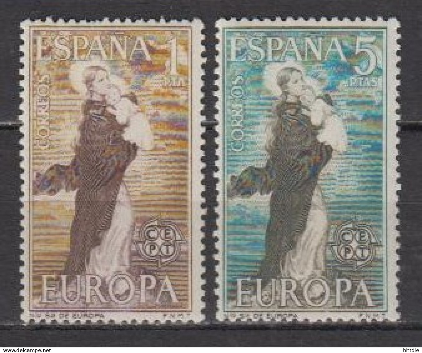 Europa/Cept , Spanien 1411/12 , Xx  (U 6155) - 1963