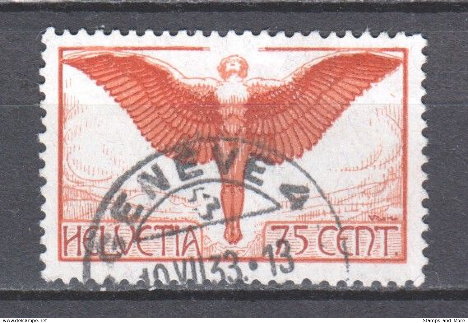 Switzerland 1924 Mi 190x Canceled GENEVE 10-VII-33 - Usati