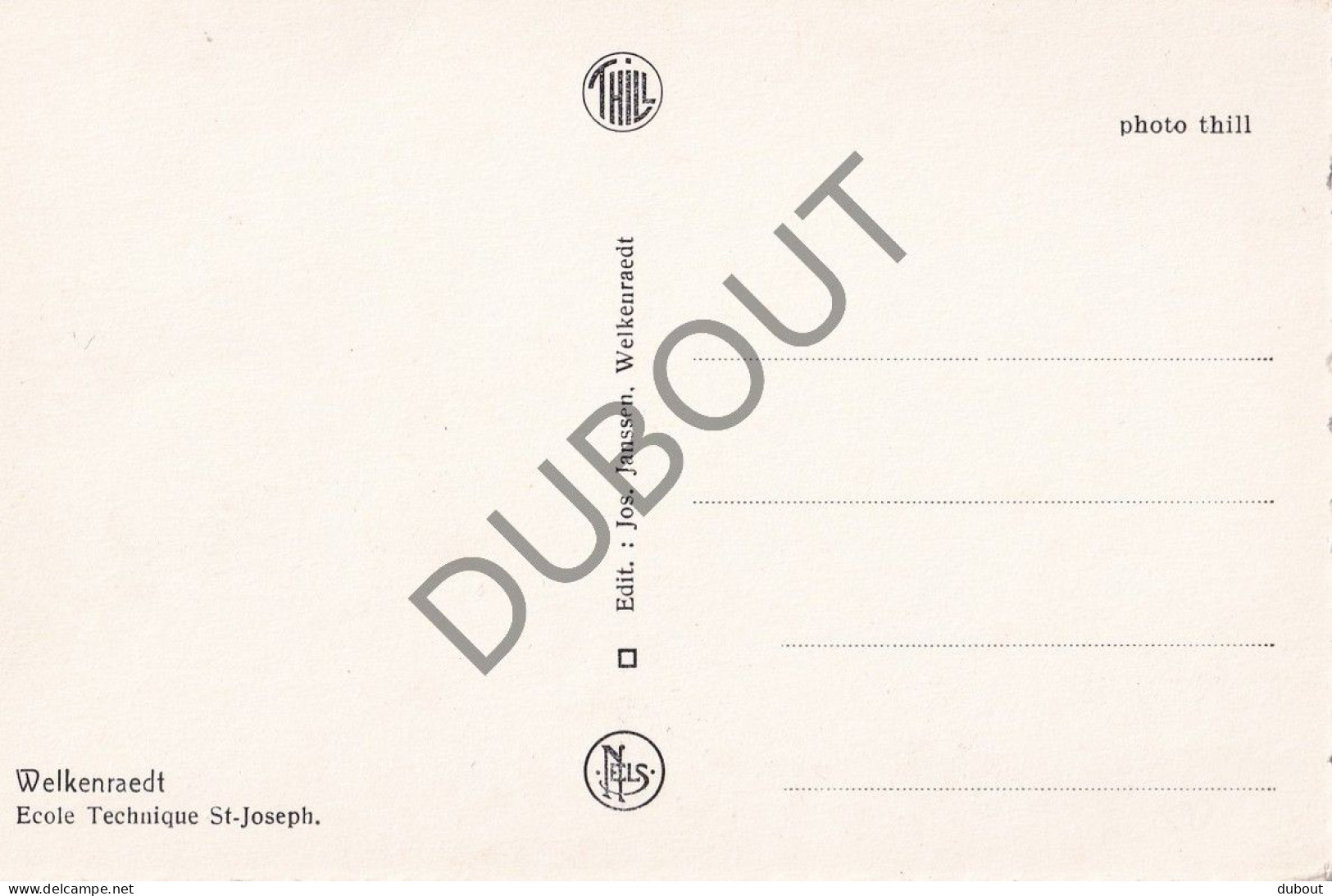 Postkaart/Carte Postale - Welkenraedt - Ecole St Joseph   (C4964) - Welkenraedt