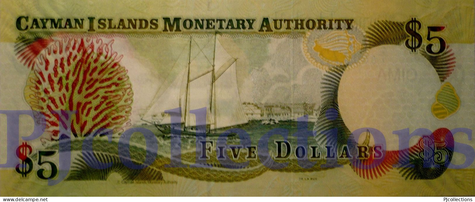 CAYMAN ISLANDS 5 DOLLARS 2005 PICK 34a UNC - Cayman Islands