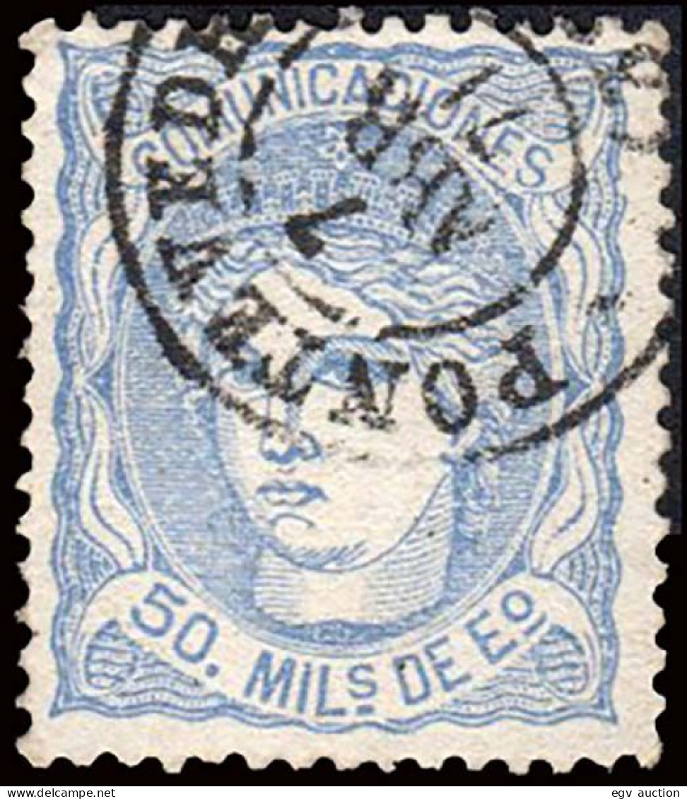 Pontevedra - Edi O 107 - 50 Milm.- Mat Fech. Tp. II "Pontevedra" - Used Stamps