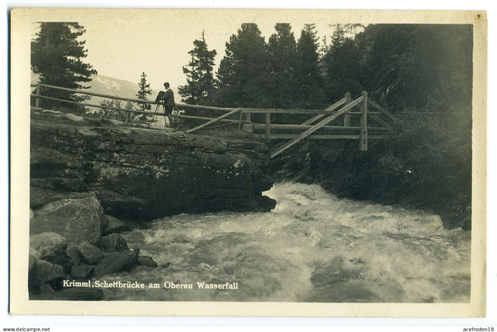 Autriche - Krimml - Schettbrücke Am Oberen Wasserfall - Krimml