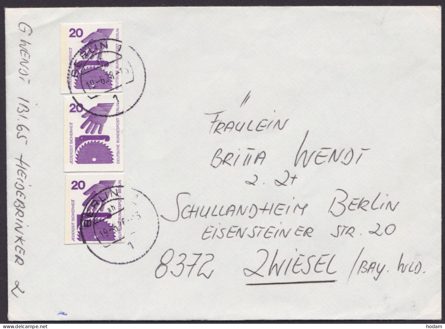 P98, MeF Mit Ganzsachenausschnitten, Sauberer Bedarfsbrief - Postales - Usados