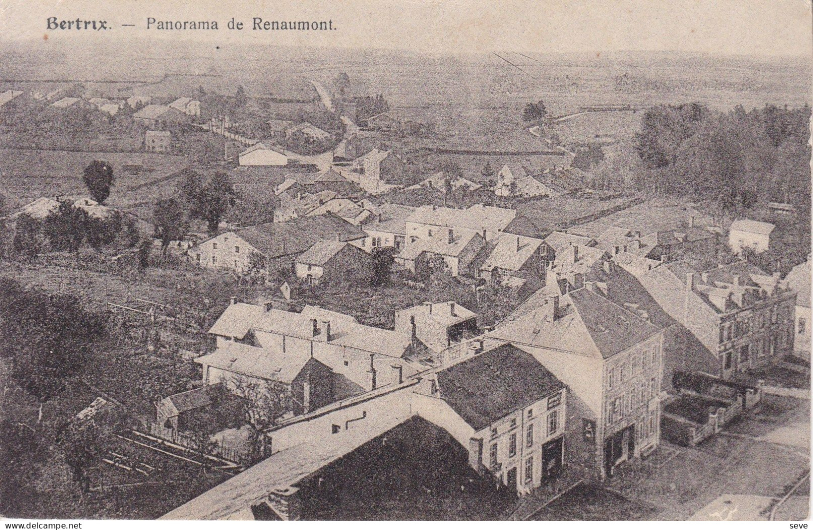 BETRIX Panorama De RENAUMONT Postée Par Un Soldat Allemand Le 30 Avril 1918 - Bertrix