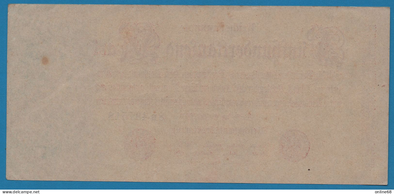 DEUTSCHES REICH 500.000 MARK 25.07.1923 # 8B.497518 P# 92 Reichsbank - 500.000 Mark