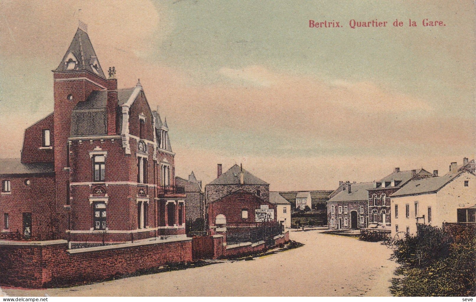 BETRIX Quartier De La Gare Postée Par Un Soldat Allemand Le 22 Septembre 1914 - Bertrix