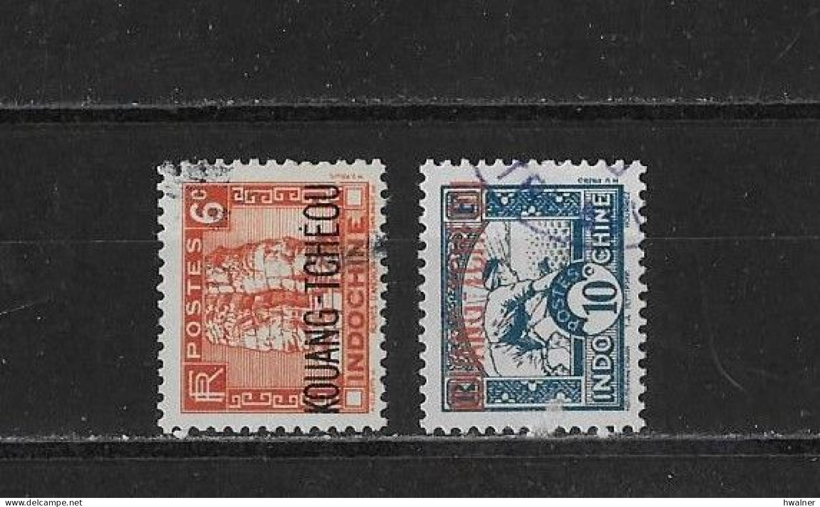 Kouang-tcheou Yv. 107 Et 108 O. - Used Stamps