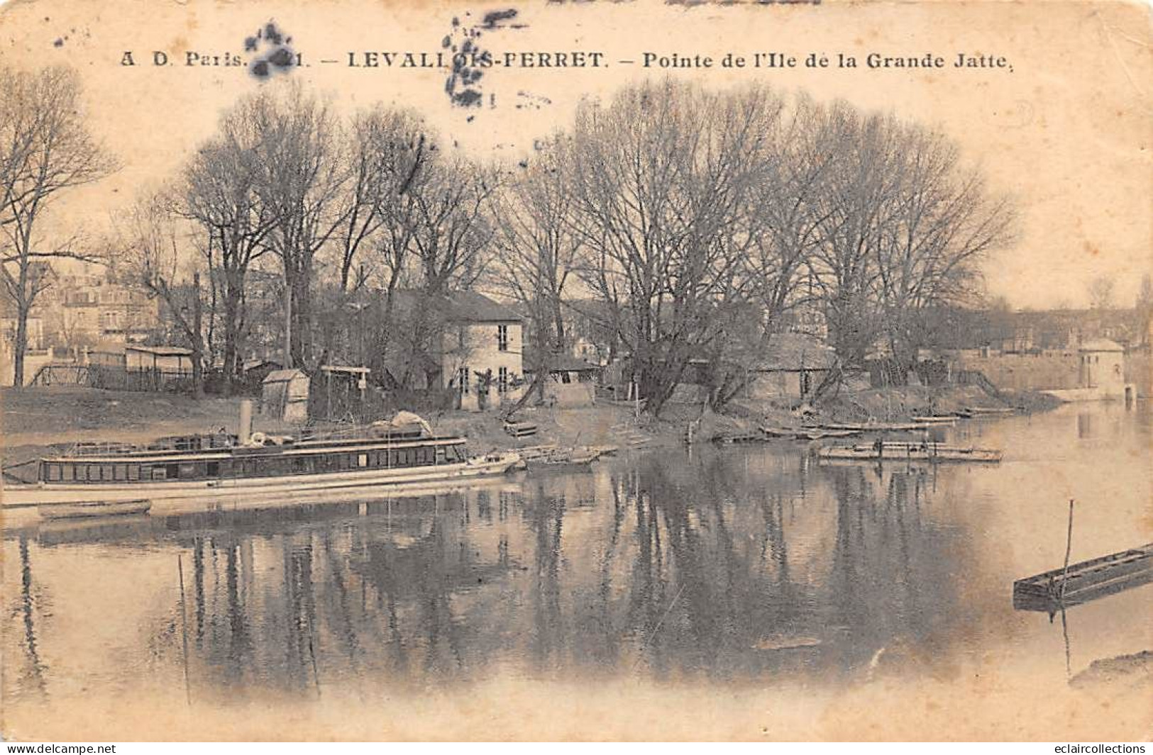 Levallois Perret          92        Pointe De I'ile  De La Grande  Jatte.    N°  21   (Voir Scan) - Levallois Perret