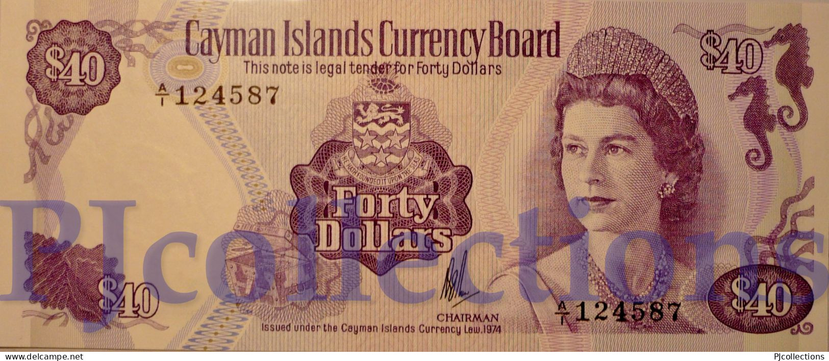 CAYMAN ISLANDS 40 DOLLARS 1981 PICK 9a UNC - Kaimaninseln