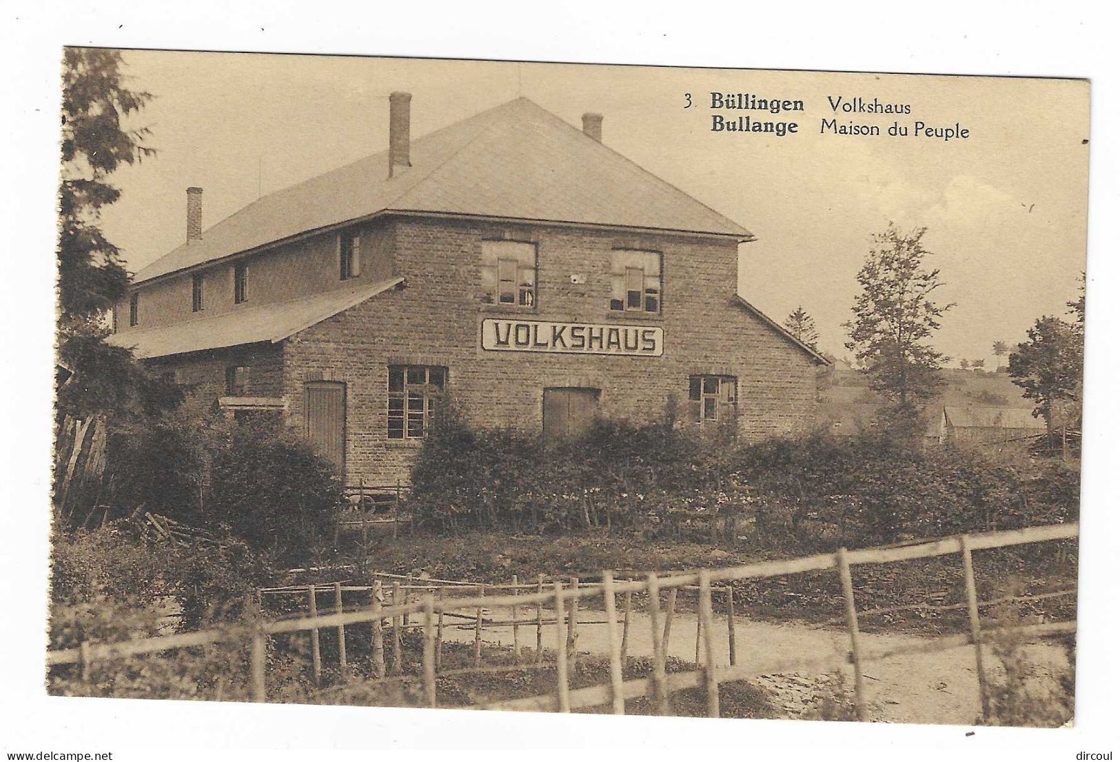 55734  Bullange  Maison  Du  Peuple - Büllingen