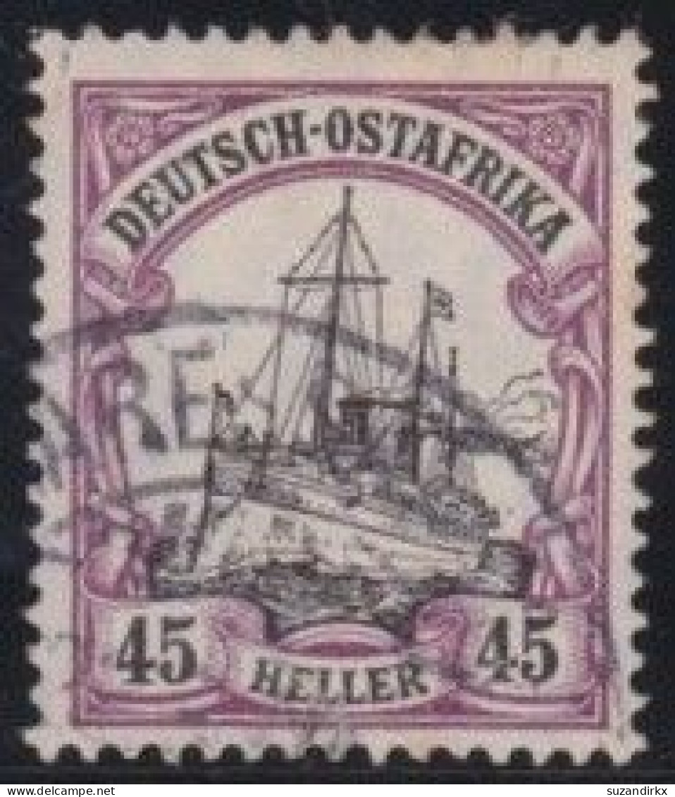 Deutsch Ost-Afrika       -     Michel   -   36 (2 Scans)    -     O       -  Gestempelt - German East Africa