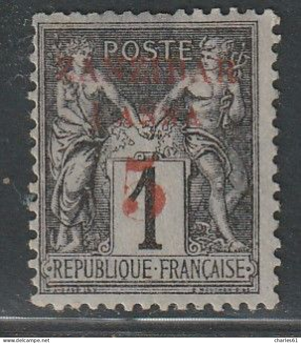 ZANZIBAR - N°12 * (1894) Signé - Unused Stamps