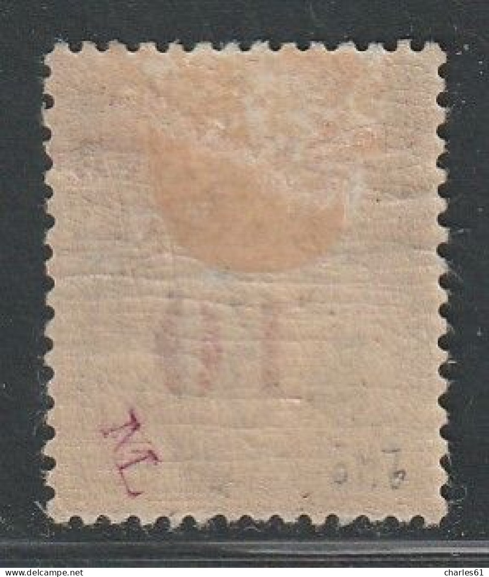 ZANZIBAR - N°13 * (1894) 1a Et 10 Sur 3c Gris - Unused Stamps