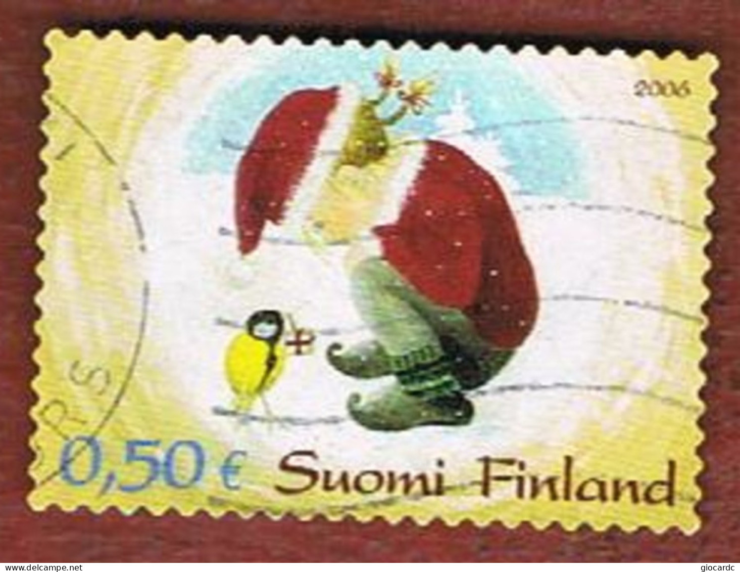 FINLANDIA (FINLAND) -  MI 1825 -  2006  CHRISTMAS  -       USED ° - Oblitérés