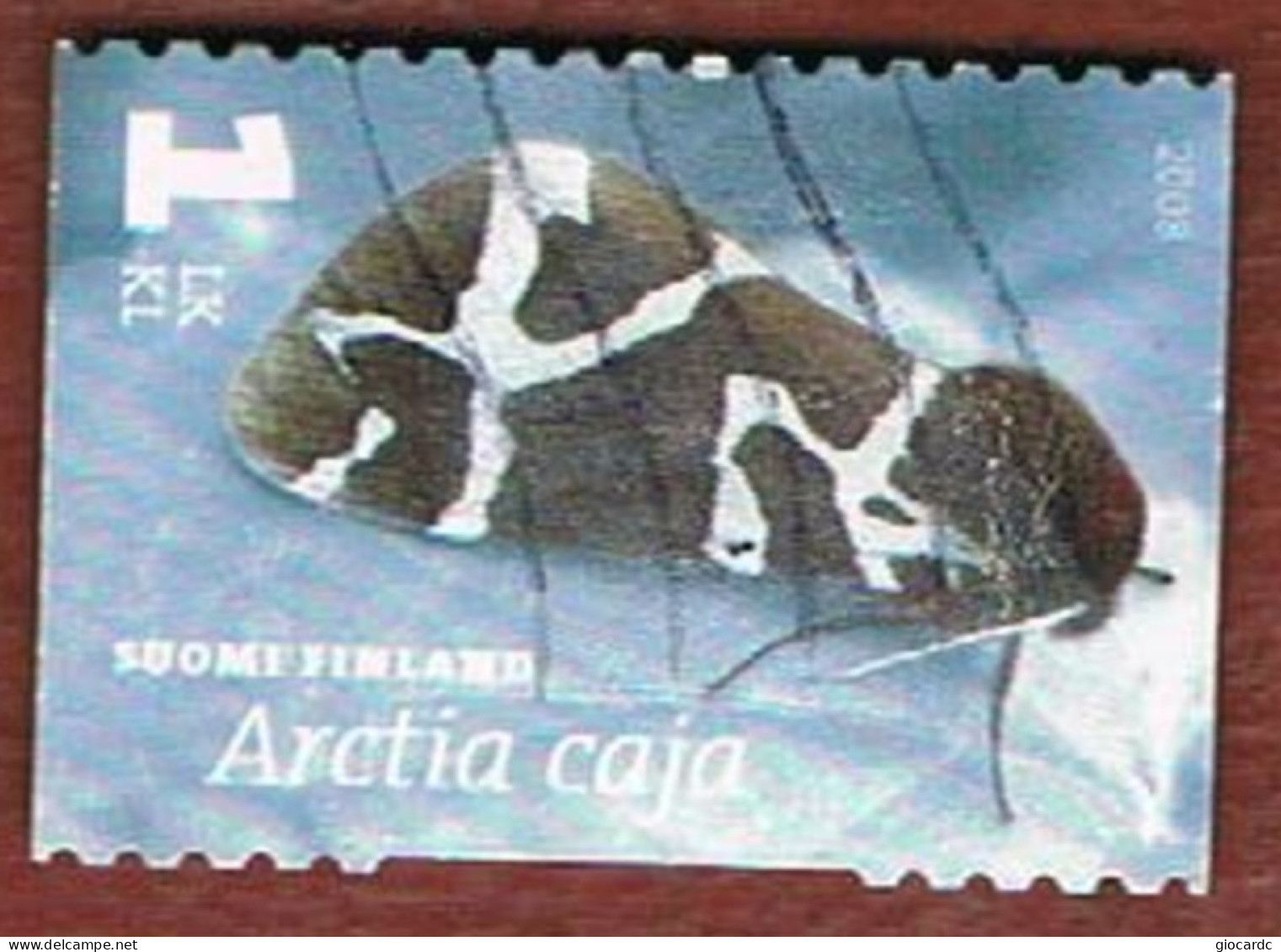 FINLANDIA (FINLAND) -  MI 1922  -  2008 MOTHS: ARCTIA CAJA     -       USED ° - Used Stamps