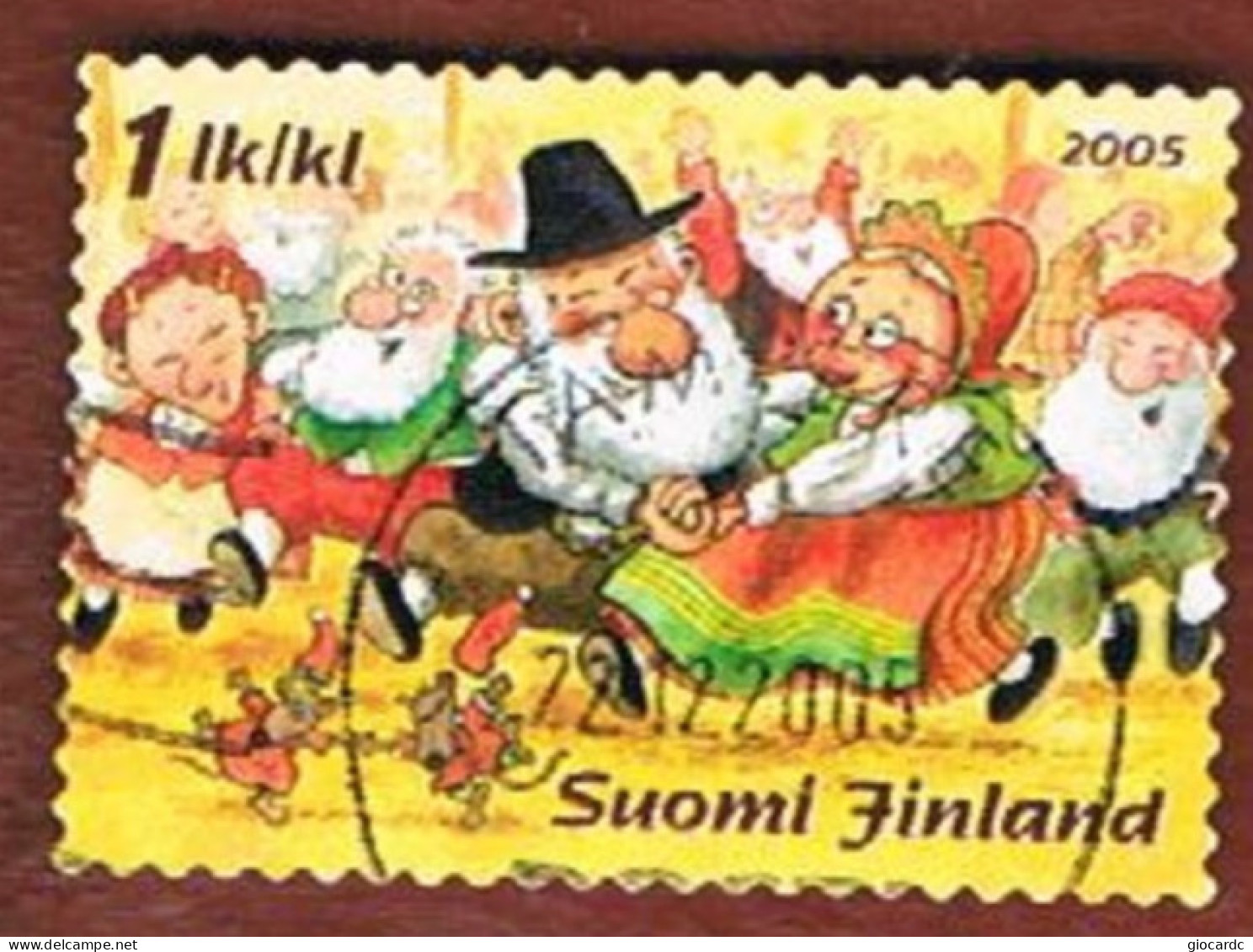 FINLANDIA (FINLAND) -  MI 1770  -  2005  CHRISTMAS      -       USED ° - Used Stamps