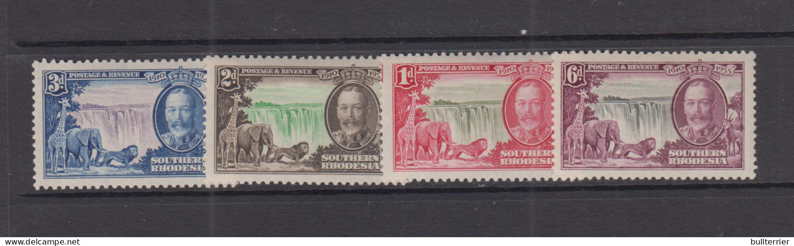 SOUTHERN RHODESIA - 1935 - JUBILEE SET OF 4 MINT HINGED PREVIOUSLY , SG CAT £31 - Southern Rhodesia (...-1964)