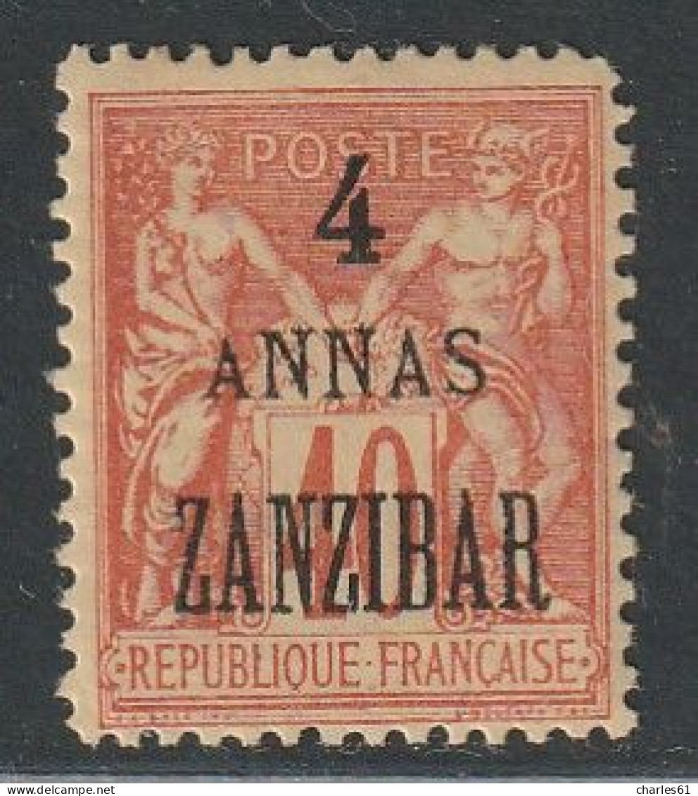 ZANZIBAR - N°26 * (1896-1900) - Unused Stamps