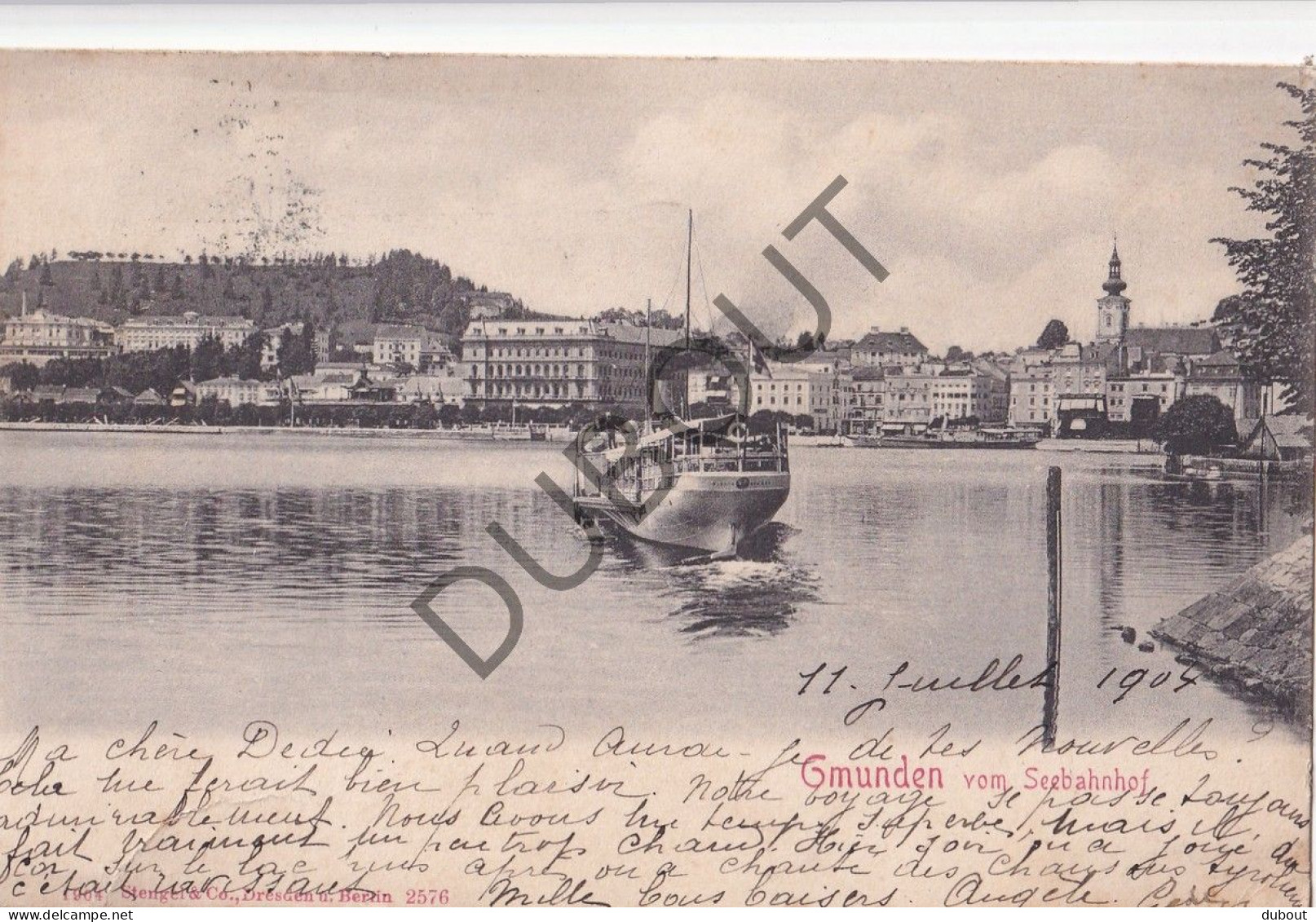 Postkaart/Carte Postale - Gmunden Vom Seebahnhof  (C5079) - Gmunden