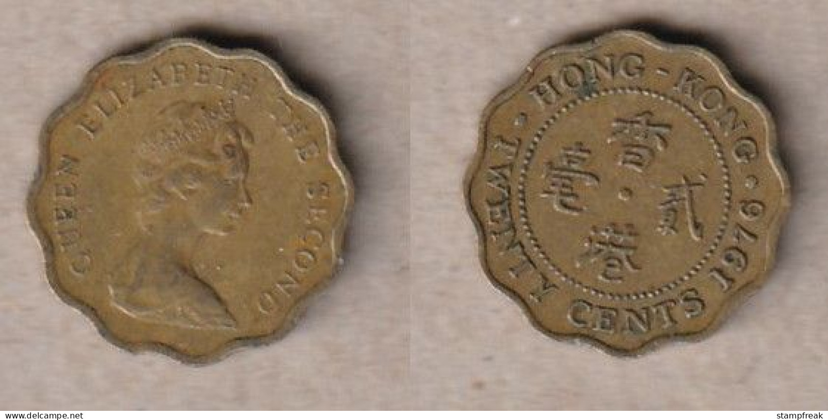 00880) Hongkong, 20 Cents 1976 - Hong Kong