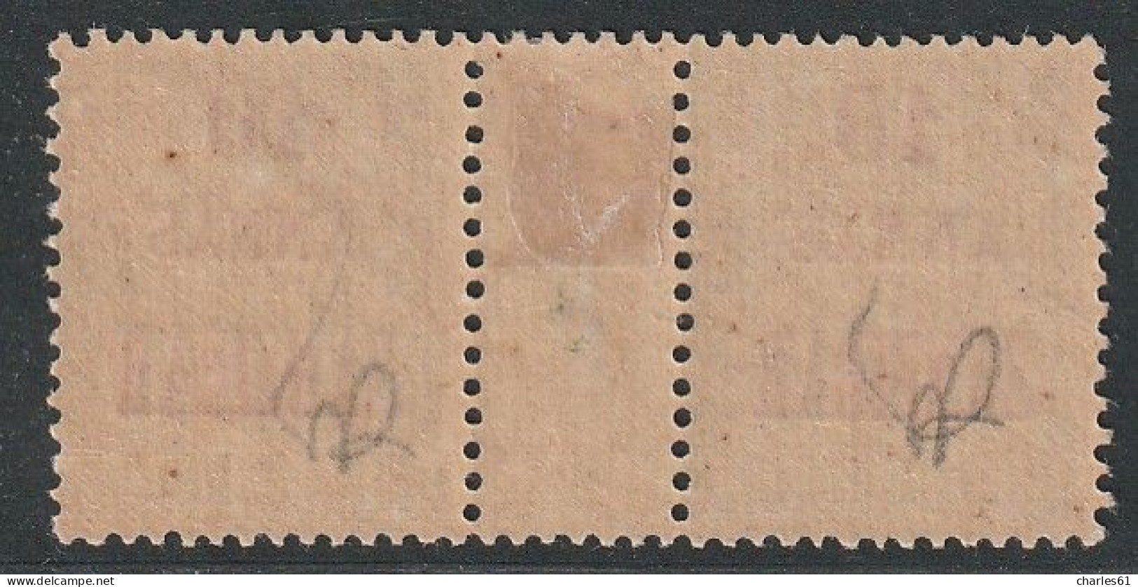 ZANZIBAR - MILLESIMES - N°29 * (1898) 10a Sur 1fr Olive - Unused Stamps