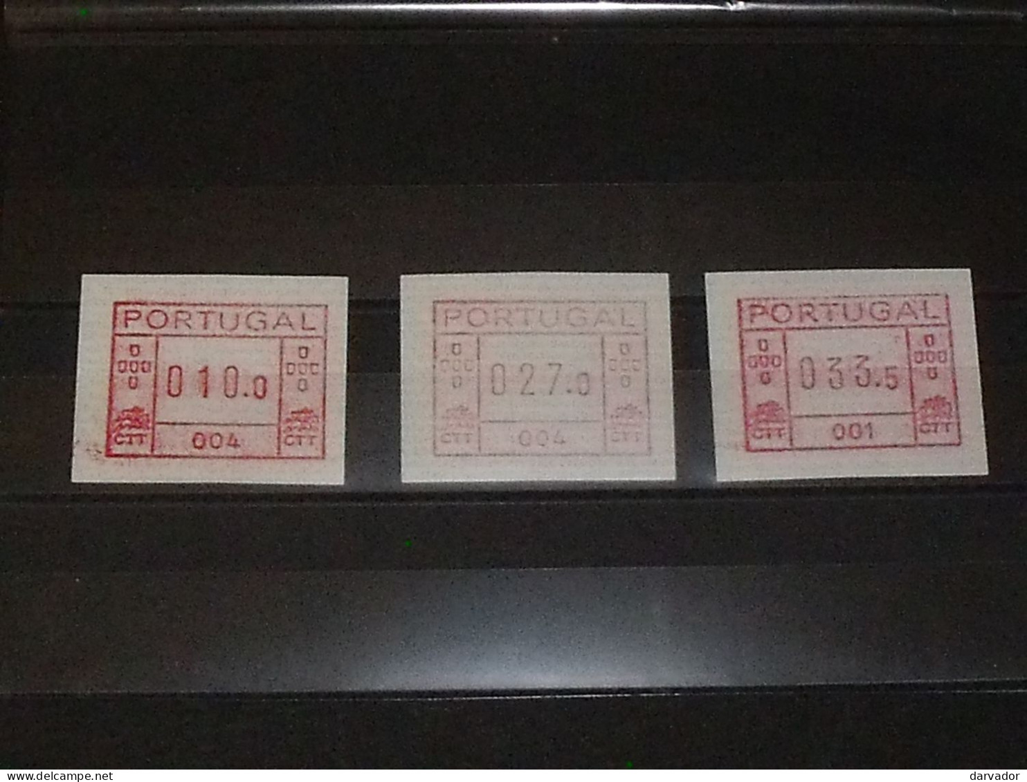 Pt 141,5 / PORTUGAL  : N°:1 Neuf ** Timbre 3 Valeurs  Type Frama (gomme Invisible ) SUPERBE - Franking Machines (EMA)