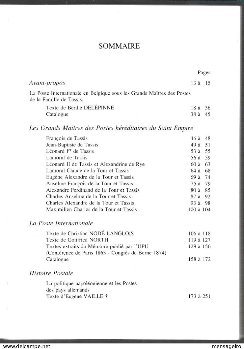 (LIV) – UNE POSTE EUROPEENNE AVEC LES GRANDS MAITRES DES POSTES DE LA FAMILLE TOUR ET TASSIS – 1978 - Philatélie Et Histoire Postale